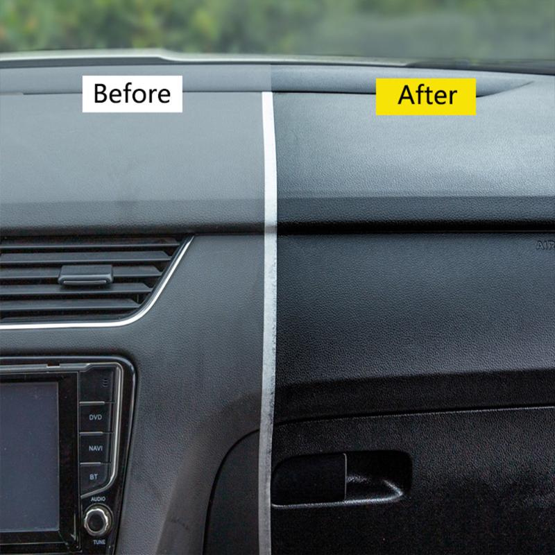 Car Plastic Restorer Coating Agent Auto Plastic Rubber Exterior Repair Clean Refresh Restoration Agent Black Shine Seal Brighten