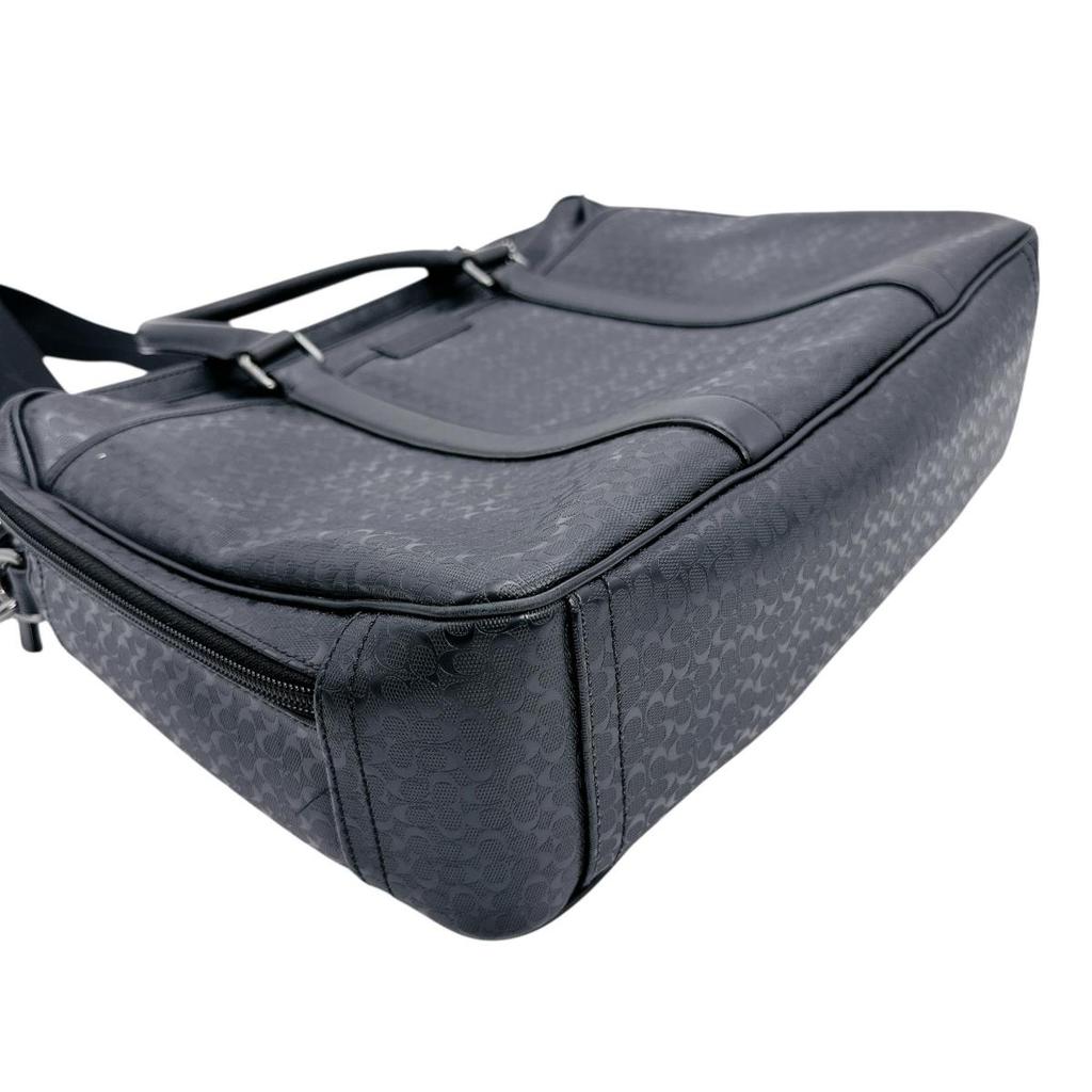 COACH Business back Business bag PVC black mens A1469-F70766 Used