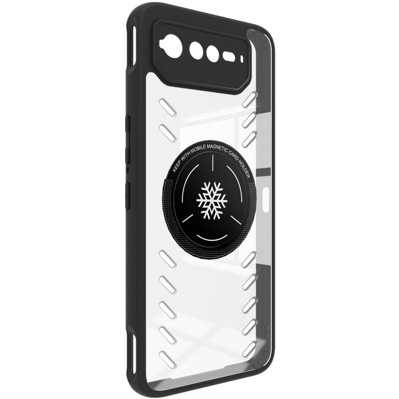 Seria IMAK UX-9A pentru Asus ROG Phone 6 5G/6 Pro 5G Husă Transparentă PC+TPU Disipare Căldură Carcasă Telefon