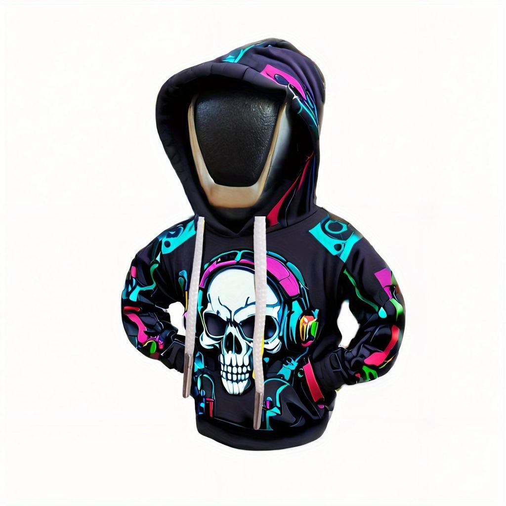 Halloween Skull Gear Shift Hoodie & Knob Cover Set