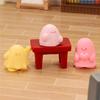Yousheng Micro Landscape Ornament with Macaron Colors Cute Ghost Shapes Dollhouse Decoration for DIY Scenes And
