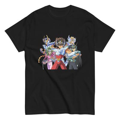 T-shirt Santi di Bronzo di Saint Seiya, Classica Unisex in Diversi Colori, Magliette Anime