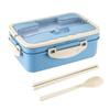 880ML Wheat Straw Double-Layer Lunch Box
