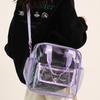 PVC Transparent Crossbody Bag Large Capacity Beach Swimming Bag  Water-sprinkling Festival