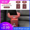 2025 Hot Car Styling Leather Seat Belt Buckle Protector Lock Cover For E46 E90 E60 F10 E39 F30 E36 F20 E87 E90 E70 E91 E30 G