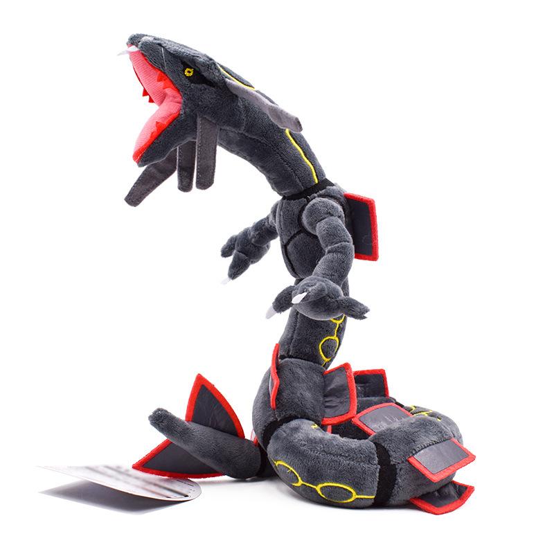 6075Cm Rayquaza Bendable Foldable Plush Toy Soft Stuffed Dragon Doll Anime Figure Soft Pillow Companion Doll Gift
