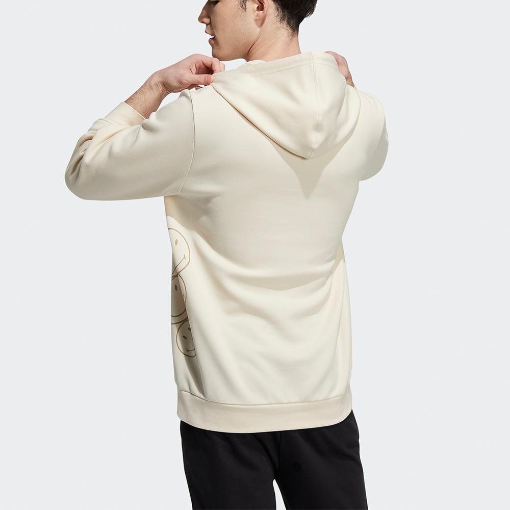 Adidas Neo X Smiley Co-Branded U Csmly Sw Graphic Pullover Hoodie Men Hoodies Off-White HE7956