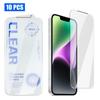 10Pcs 3D Curved Edge Zero-Border HD 9H+ Tempered Glass Screen Protector For iPhone 17 Pro, Bubble-Free Auto Adsorption Film