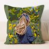 "Artistic Wine & Grapes Leisure Throw Pillow Cover"
