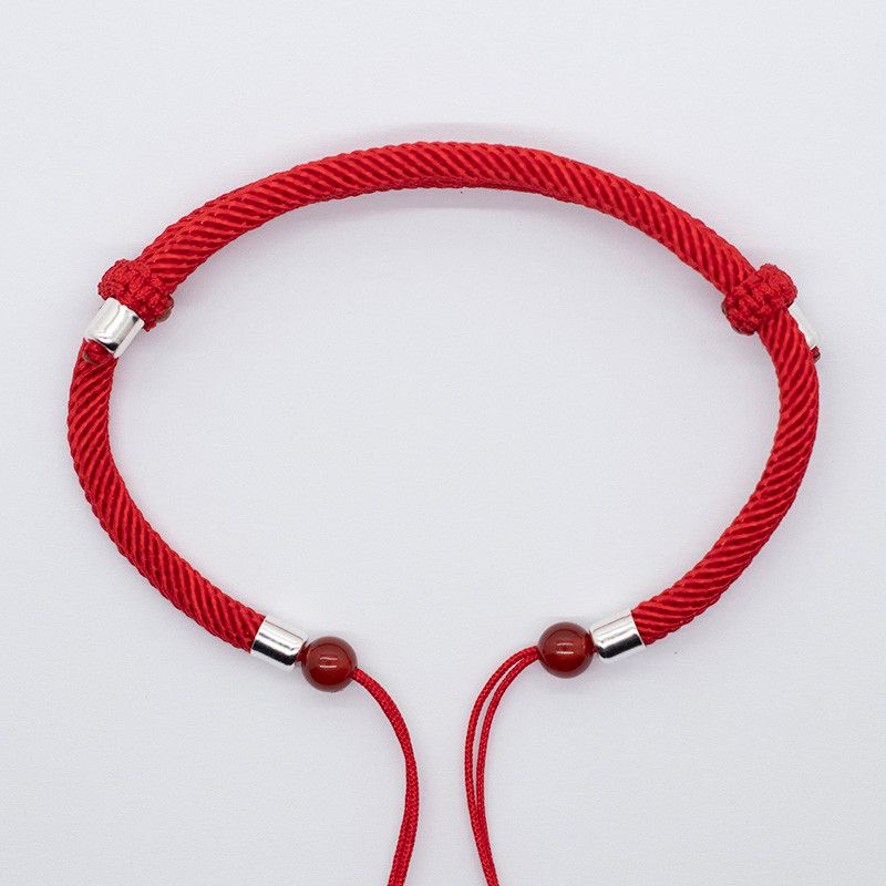 

Год Змеи Носимая Пряжка Мира Медная Монета Переводные Бусины 3D Аксессуары из Твердого Золота Универсальный Ремешок Регулируемая Пряжка Браслет из Красной Веревки 12cm Red