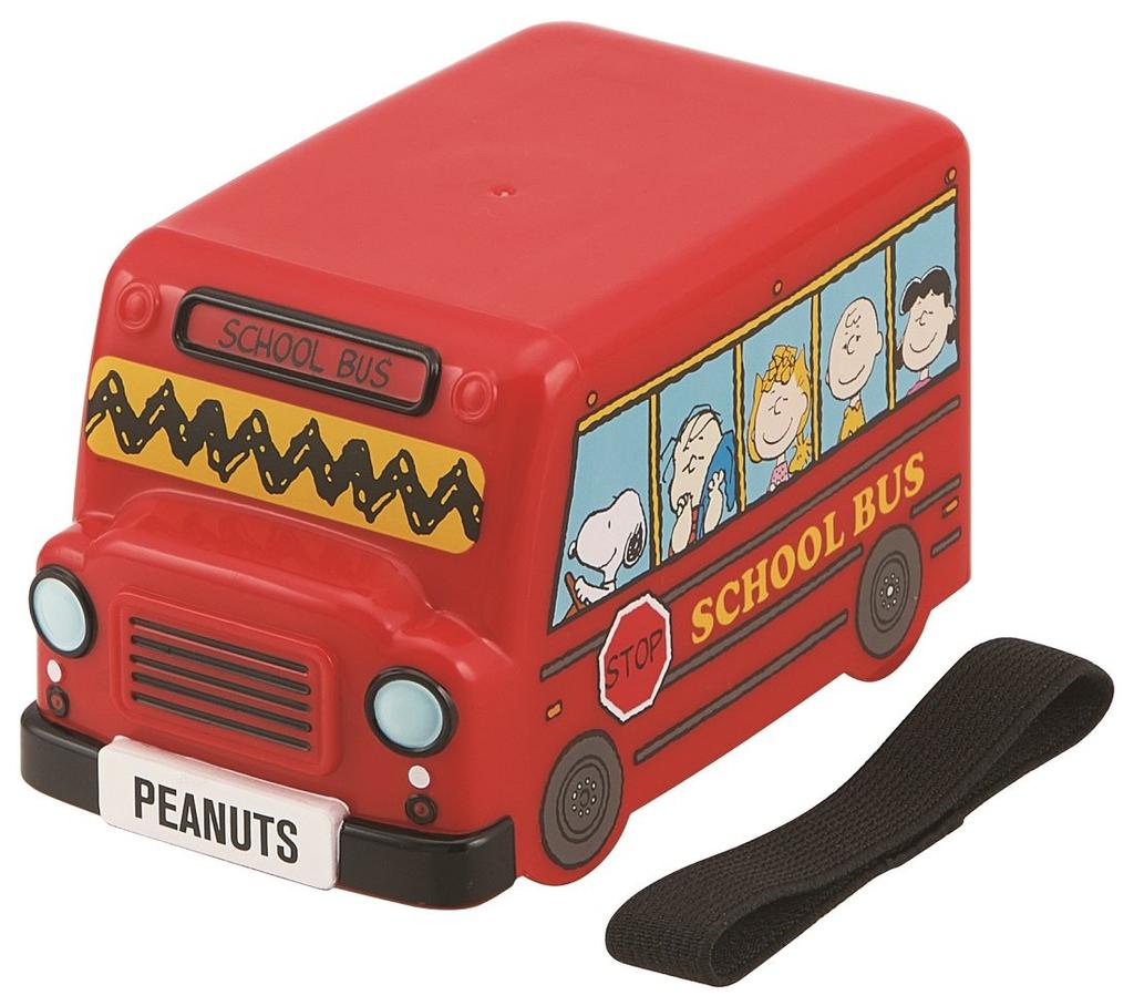 Skater Lunch Case with Lunch Snoopy and PEANUTS DLB5 Bus-Shaped Belt,