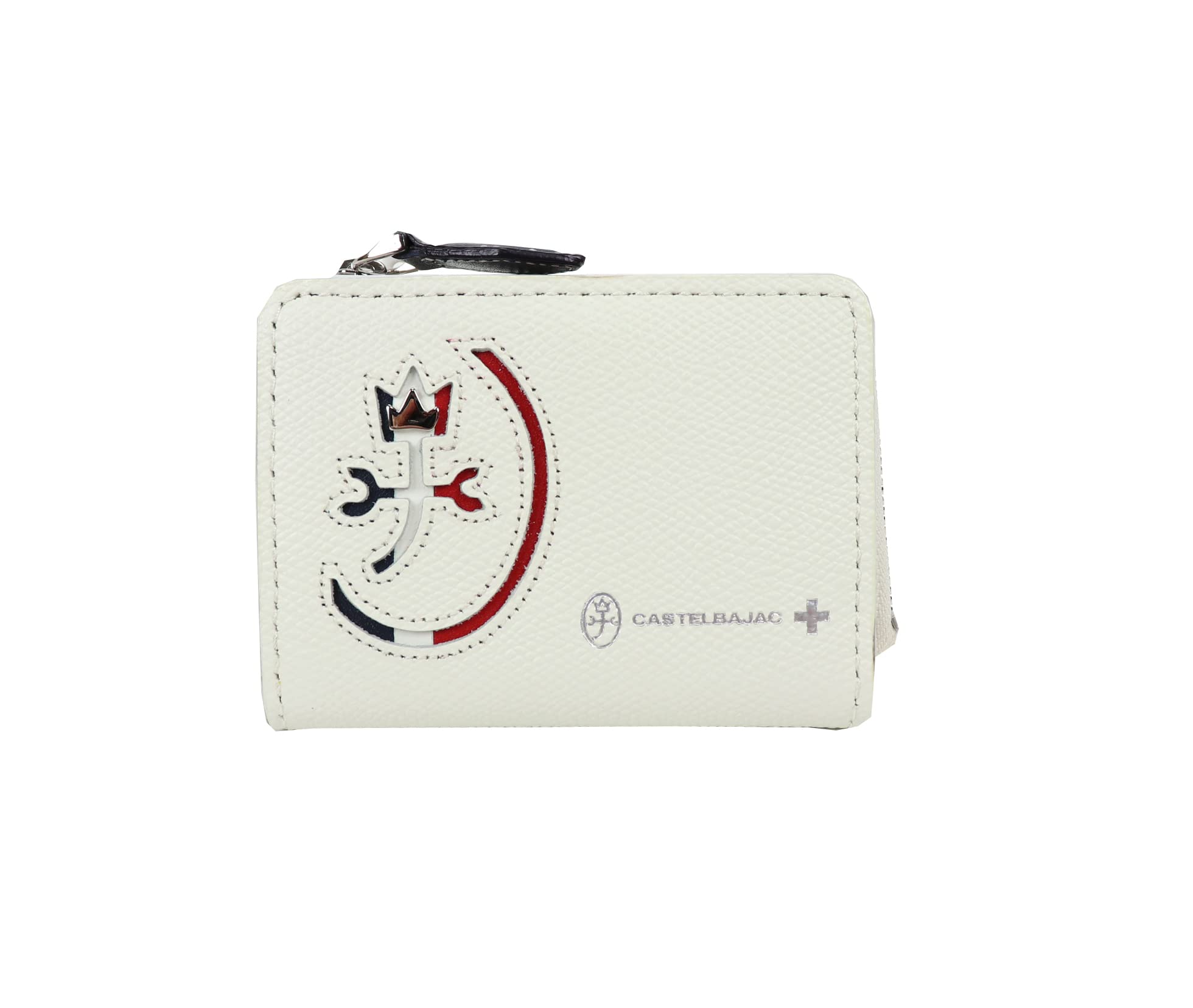 

Футляр для монет Гаманець для монет Блокнот Натуральна шкіра [Castelbajac] (Коров яча шкіра, Білий) білий