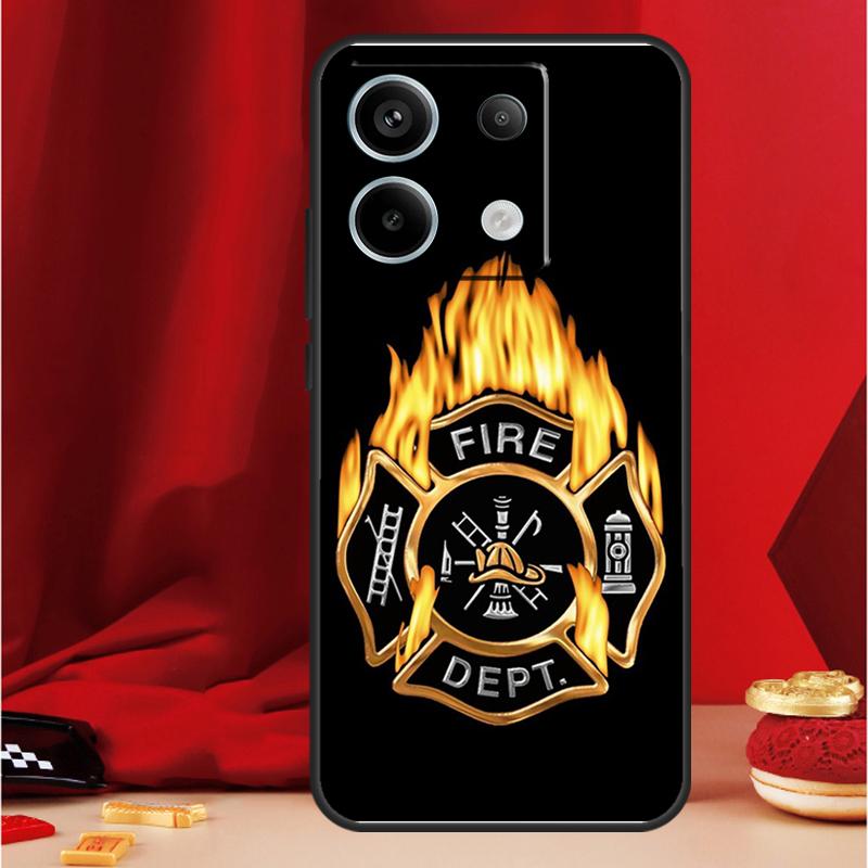 Firefighter Heroes Fireman Case For Xiaomi Redmi Note 13 Pro 12 11 9 10 Pro 12S 11S 10S 9S Redmi 12 10C 12C 13C Cover