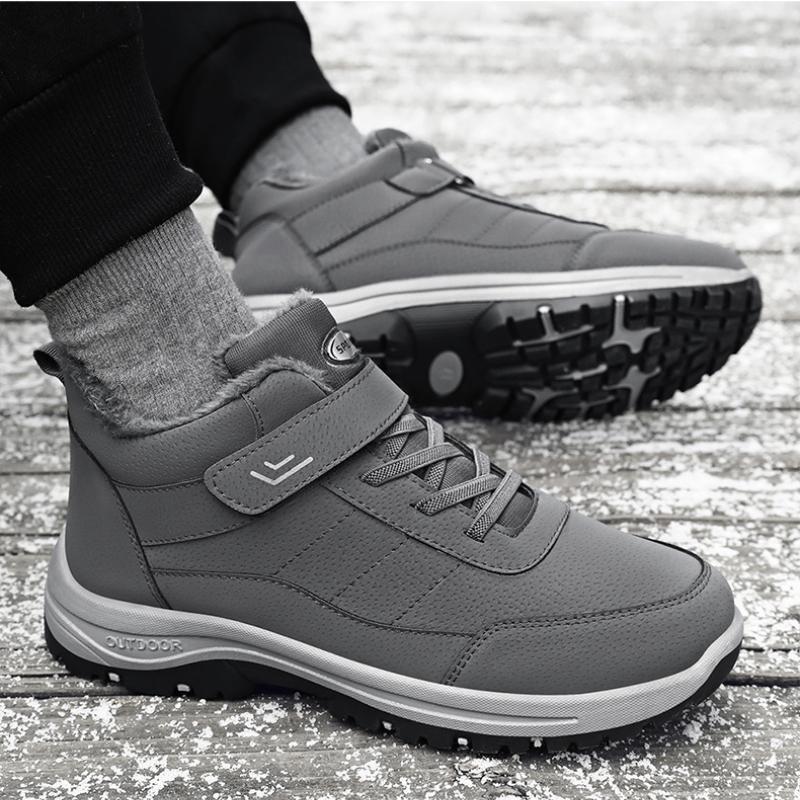 Men's and women's cold soft thick sole heightened outdoor thickened warm lightweight comfortable stirrup ground cotton shoes snow boots cotton shoes