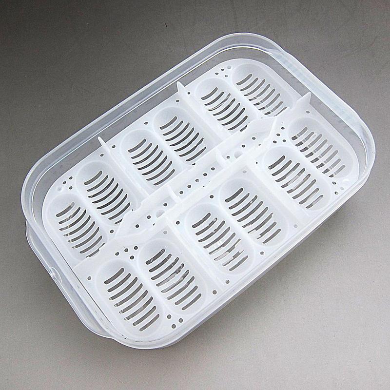 Pets Incubation Box DIY 16 Grids Hatch Box Snake Lizard Hatching Box Egg Tray Crawler Lizard Leopard Gecko Reptile Accessories