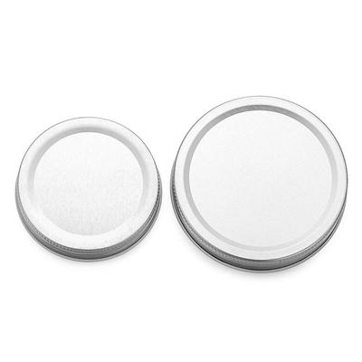 Pack of 10 Leak-Proof Wide Mouth Tinplate Food Storage Jar Caps Canning Lids Mason Jar Lid