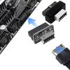 USB Front Panel Adapter 19/20Pin Internal Connector for PC Motherboard To USB 3.1/3.2 Type-C Front Socket Key-A Type-E Header