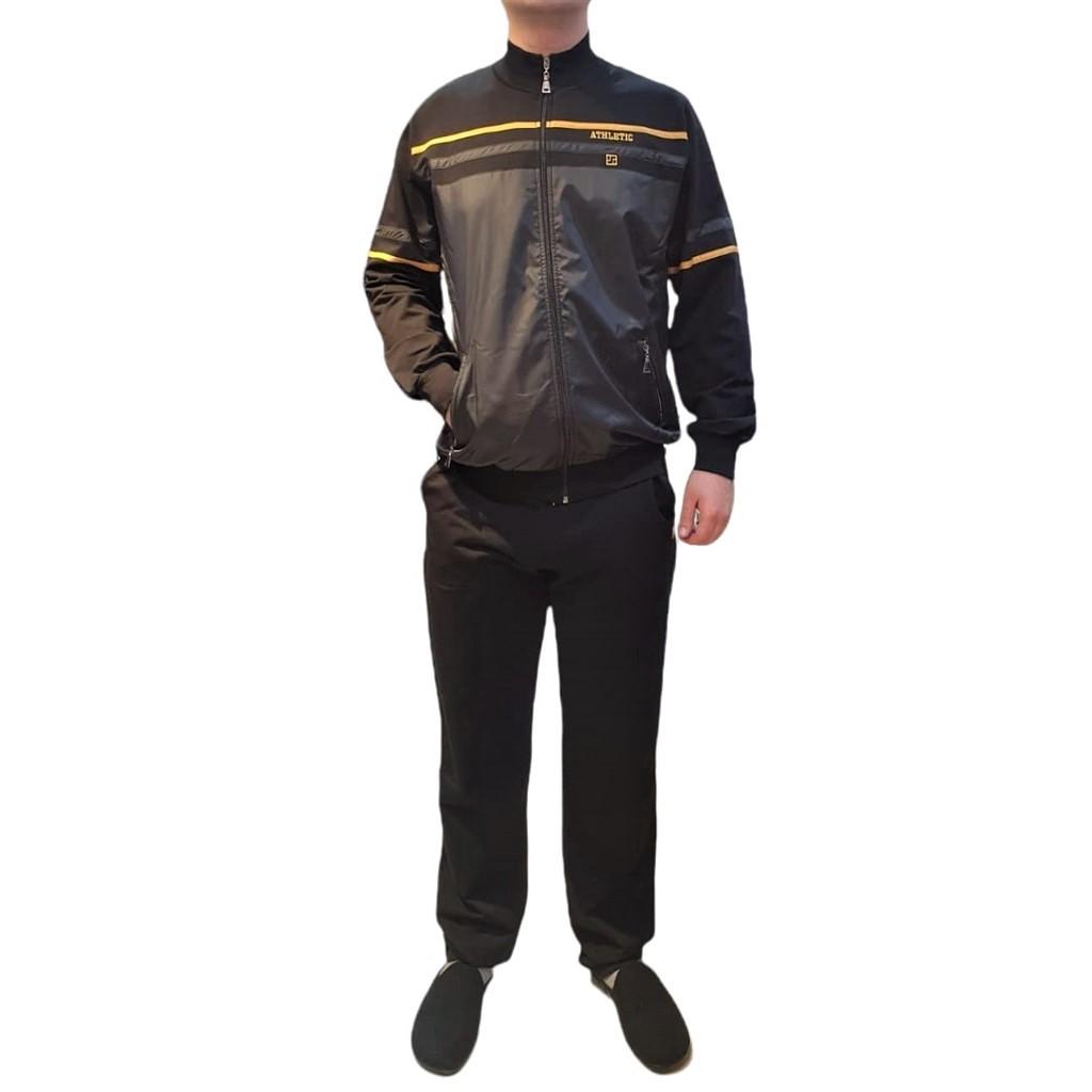 

Перевернутый мужской спортивный костюм Sementa Zippered Daily из двух частей S чёрный