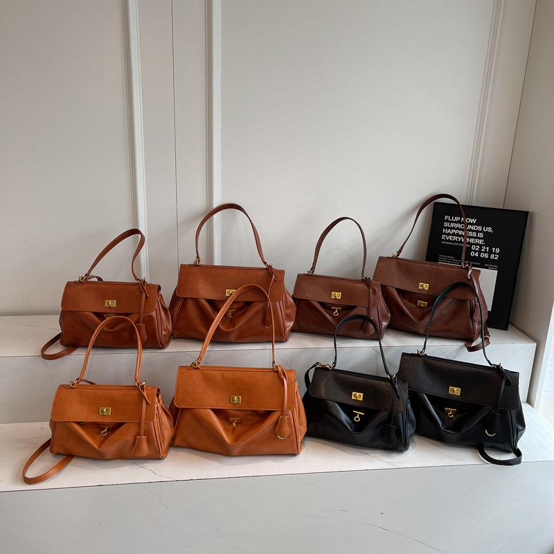 New Fashionable Commuter Tote Bag, High-end Shoulder Messenger Bag, Women's Large-capacity Versatile Handbag