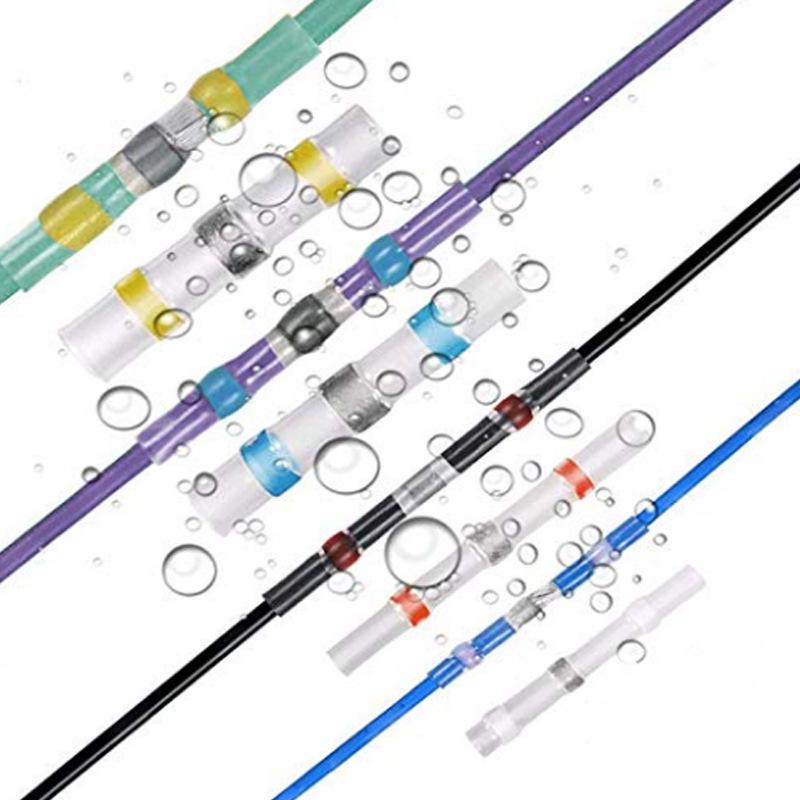 Boxed 300pcs Waterproof Solder Ring Heat Shrink Insulating Terminals