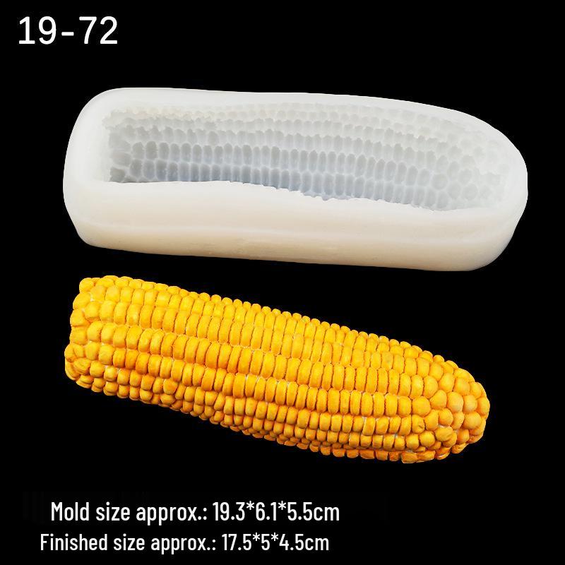 Large & Small Corn Bitter Gourd Epoxy Mousse Cake Mold for DIY Baking