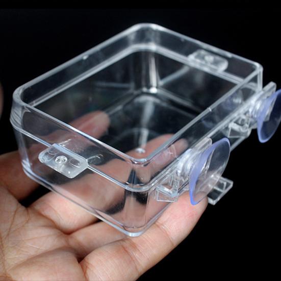 Yousheng Crawling Pet Feeder Anti-escape Suction Cup Fixed Not Easy To Fall Detachable High-Hardness Lizard Gecko Crawling Pet Bowl for Home