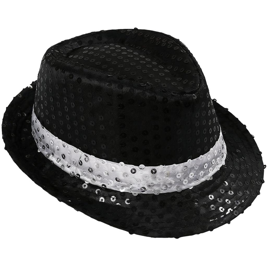 Cappello Paillettato Come Accessorio di Scena