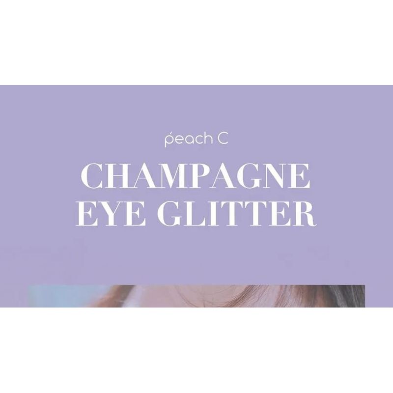 Peach C - Champagne Eye Glitter #03 Rose Coral Bundle Set