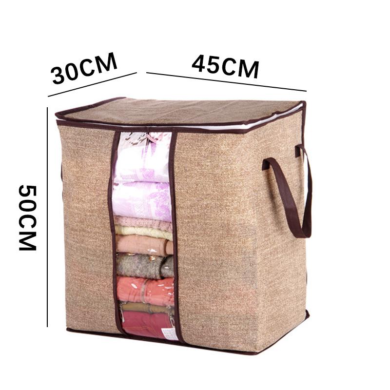 Quilt Storage Bag Household Wardrobe Quilt Clothes Organizer Large Capacity Blanket Sorting Bags Dust-proof Moving Bag