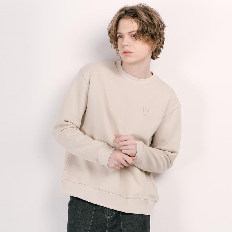 CUSTOMUS Heart Logo Basic Sweatshirt Cxscoskmt201