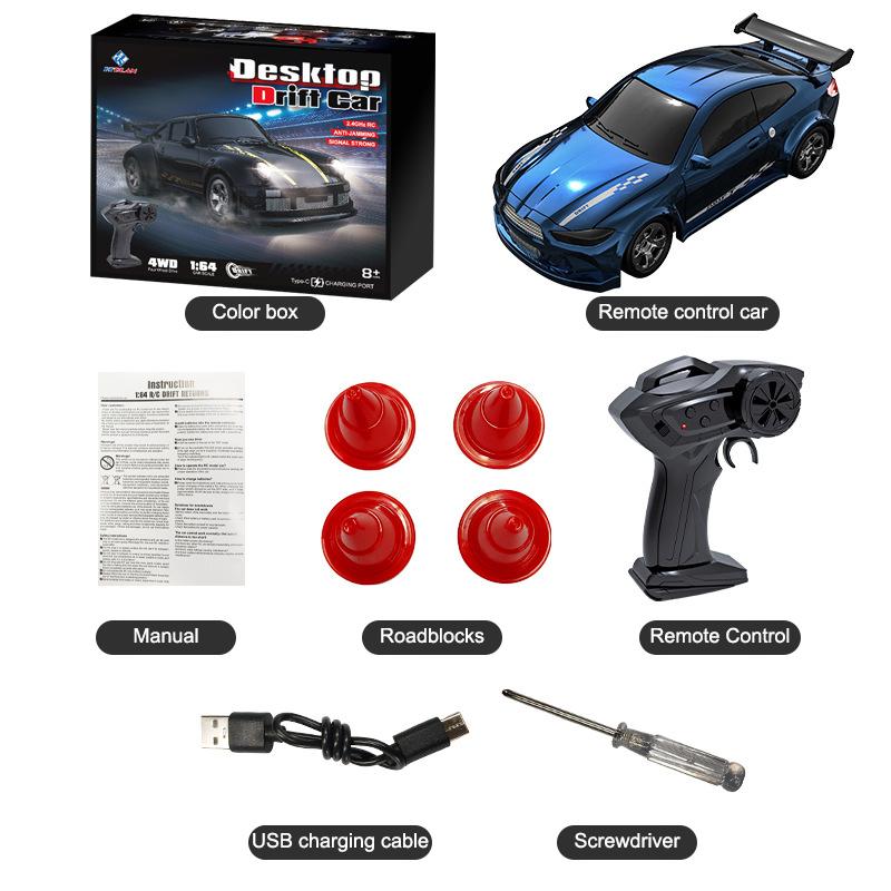 

1:24 автомобиля с дистанционным управлением 4Wd скоростной гоночный спортивный автомобиль со светодиодными огнями игрушечная модель симулятор мини-дрифт-кар подарки на день рождения