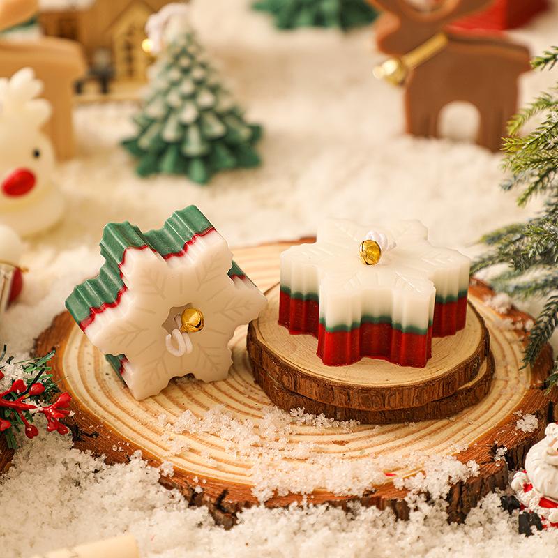 3D Snowflake-shaped Aromatherapy Candles, Silicone Molds, Handmade Soap, Plaster Crafts, Home Decor Molds.