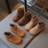 Autumn Winter Baby Boys Girls Snow Boots Outdoor Warm Plush Children Shoes Soft Sole Anti-slip Infant Shoes Toddler Kids Boots
