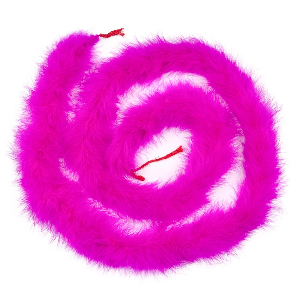 DIY Flauschige 22G Marabou Federboa 2 Meter für Schmuck Basteln Hochzeitsfeier Kleid Dekoration Bühnenrequisiten Truthahnfeder Schal