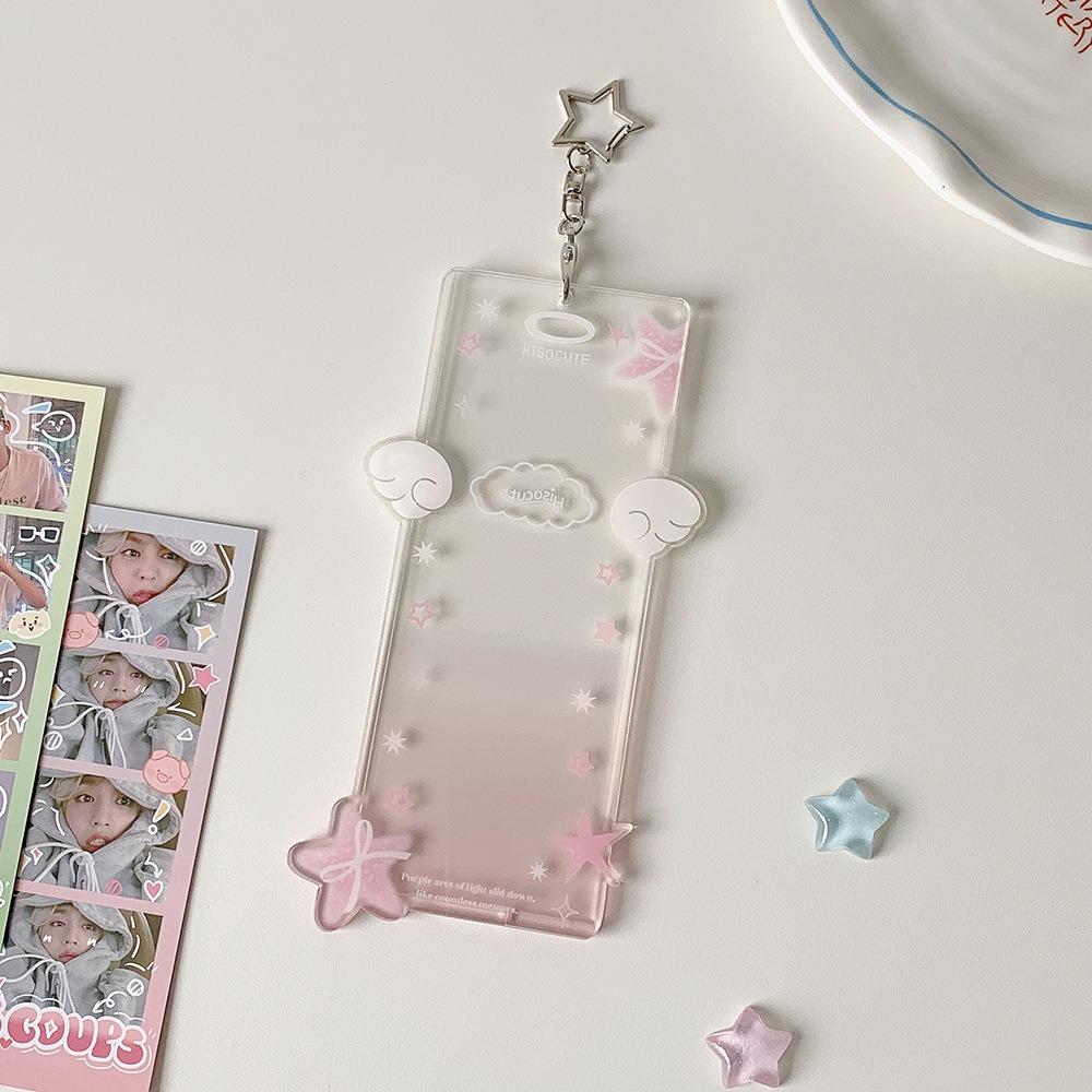 Acrylic Card Protective Cover Decor Pendant Photo Collect Book New Photocard Holder