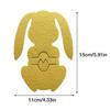 4pcs Easter Bunny Tableware Holders Reusable Rabbit Pattern Knife Fork Bag Creative Easter Party Cutlery Kitchen Accessories