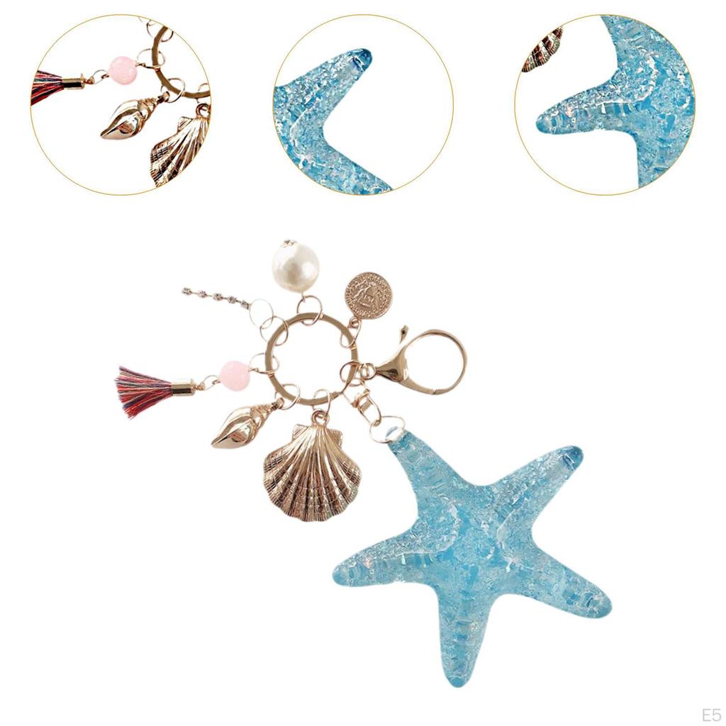 Hvězdice Keychain dárek pro přátele kabelka kouzlo na batoh taška dekorace