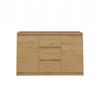 Chest Of Drawers 2D3S 120Cm Artisan Oak Doors Living Room