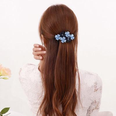Barrettes Hairpin Spring Clip Headdress Head Flower Acrylic Flower Top Clip