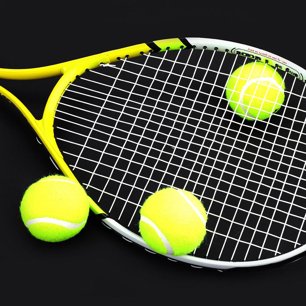 String Single Tennis Racket Racquet for Kids Training Practice( Red )