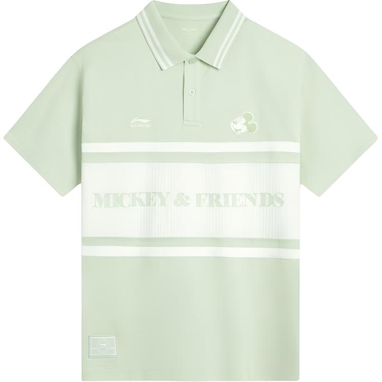 Li Ning Sports Trend Series Casual Simple Striped Print Pullover Polo Comfortable Versatile Short Sleeve T-Shirt Men Tops APLV501-3