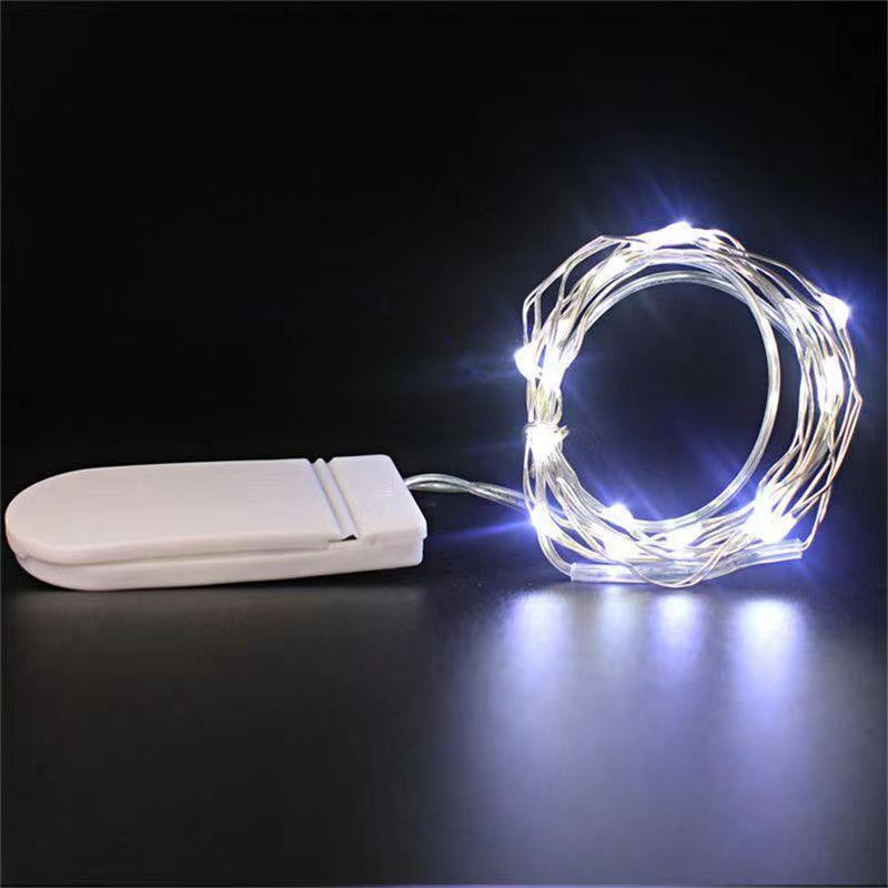 LED Copper Wire String Lights for Cake & Flower Decoration (Battery-Operated)