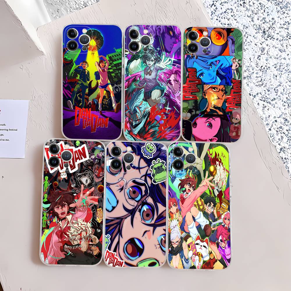 Anime DandadanS Hot New Transparent TPU Phone Case For IPhone 17 11 12 13 14 15 16 Pro Max 16 Plus Cover