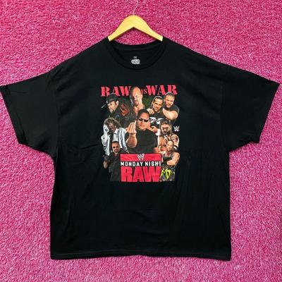 WWE Monday Night Raw Poster Raw ist Krieg T-Shirt 3XL