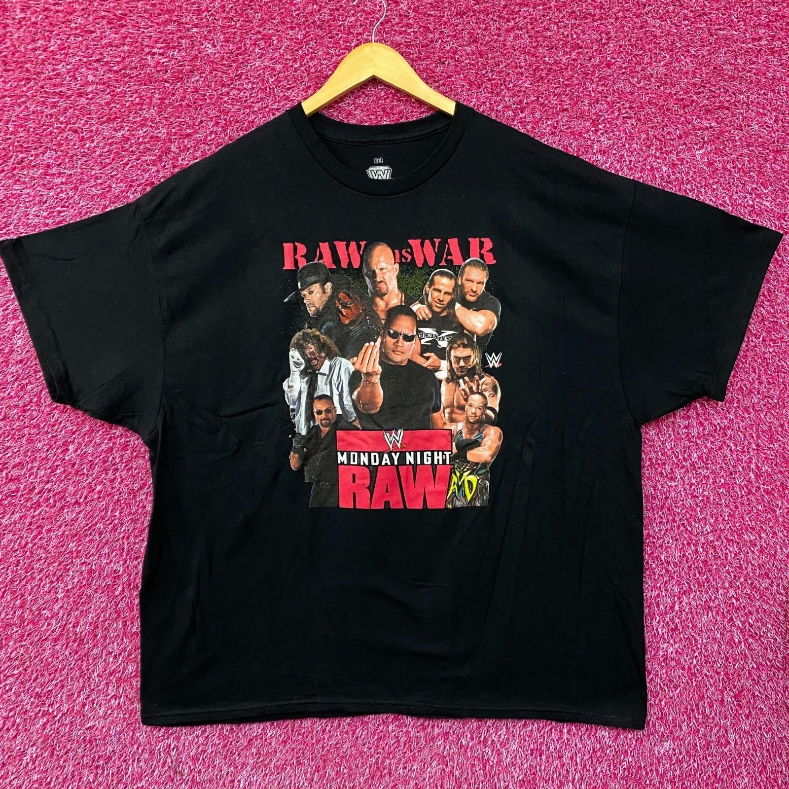 WWE Monday Night Raw Постер Raw is War Футболка 3XL L