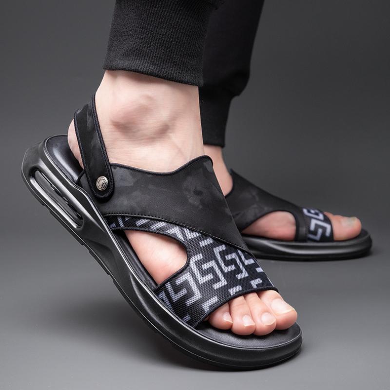 

Летняя обувь для мужчин Сандалии Модные и удобные пляжные туфли на воздушной подушке Дизайнерские сандалии 44