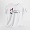Camiseta Gráfica de Algodão Pesado Unissex Charlie Kirk Turning Point USA