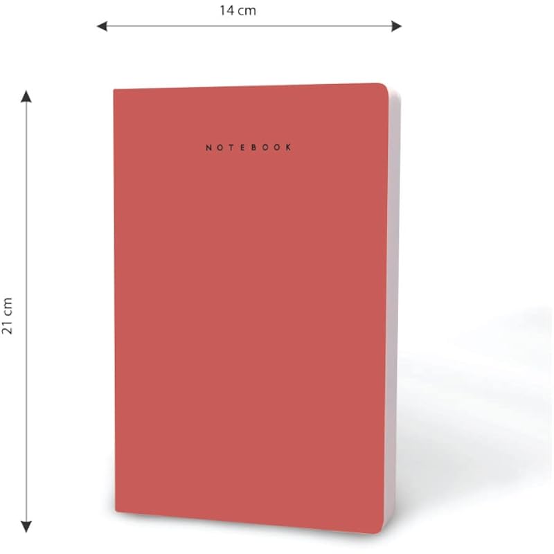 FACTOR NOTES A5 Notebook: 90 GSM | Ruled | 160 Pages (Redwood)