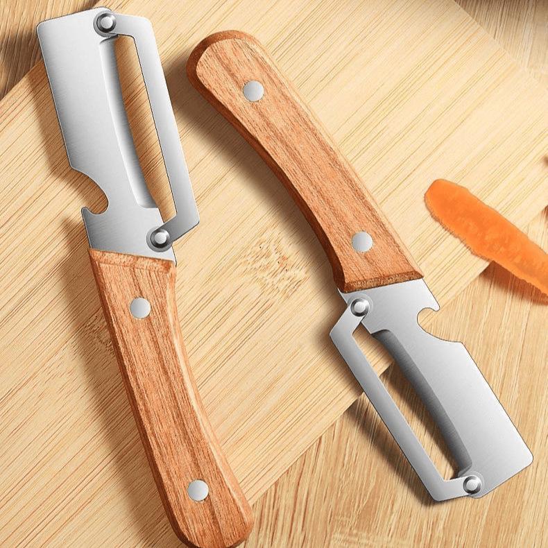 Multi-Functional Kitchen Peeler for Potatoes, Fruits, Vegetables, Asparagus & Sugarcane