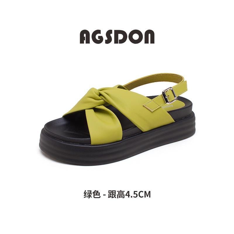 Sandals New summer platform with skirt French sports beach Roman sandals 35